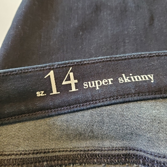 Ann Taylor Loft Super Skinny Jeans Size 14 - Picture 5 of 5